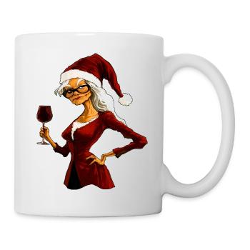 Hexen Weihnachten - Tasse - Weiß - Rechts