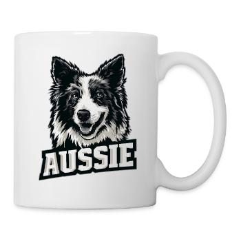 Australian Shepherd – Aussie Pride - Mug - white - Right