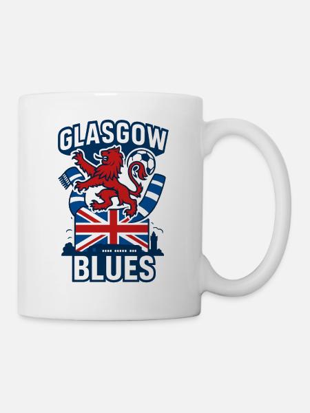 Écusson des Glasgow Blues - Mug blanc - blanc