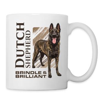 Dutch Shepherd – Dutchie - Tasse - Weiß - Rechts