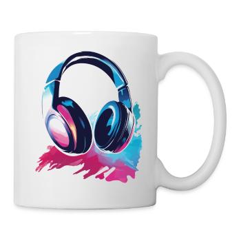 Headset Kopfhörer - Tasse - Weiß - Rechts