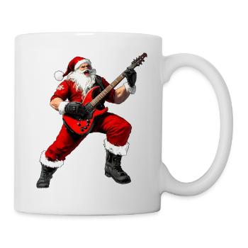 Guitaristes Noël - Mug blanc - blanc - Droite