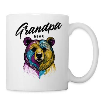 Rainbow Bear Split Opa Bär - Tasse - Weiß - Rechts