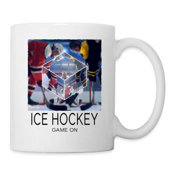 Équipe de fans de hockey sur glace Équipe de fans de sport Vintage Rétro - Mug blanc - blanc - Droite
