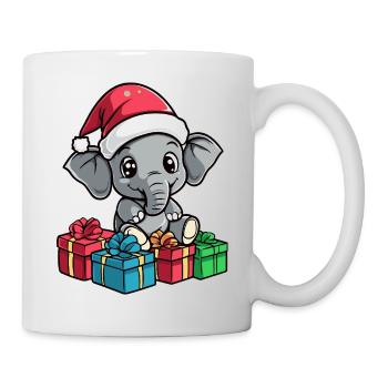 Elephant Christmas Gifts - Mug - white - Right