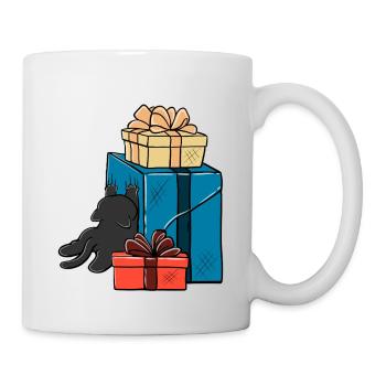 Gift chaos cat - Mug - white - Right