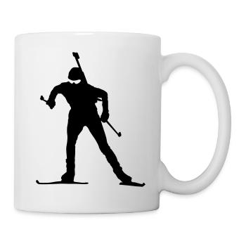 biathlon - Mug blanc - blanc - Droite
