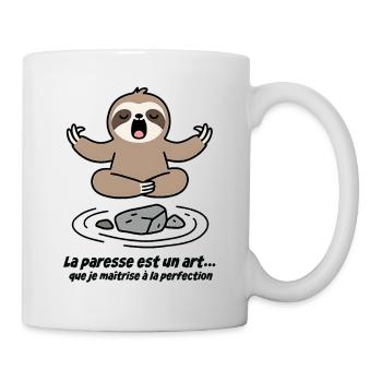 Lazy Meditative Zen - Mug - white - Right