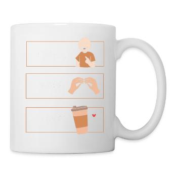 SLP Sign Language AAC Communication - Mug - white - Right