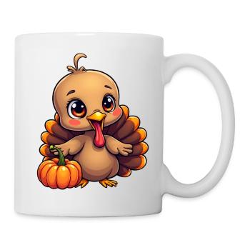 Thanksgiving Truthahn Baby - Tasse - Weiß - Rechts