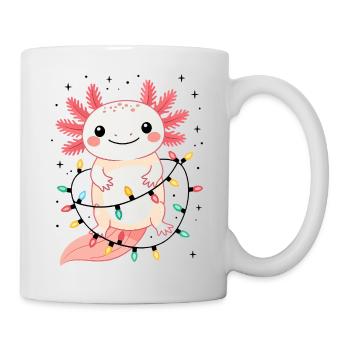 Axolotl Weihnachtspullover Weihnachten lustig süß - Tasse - Weiß - Rechts