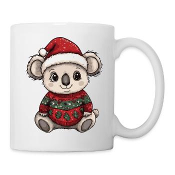 Noël de Noël avec les koalas - Mug blanc - blanc - Droite