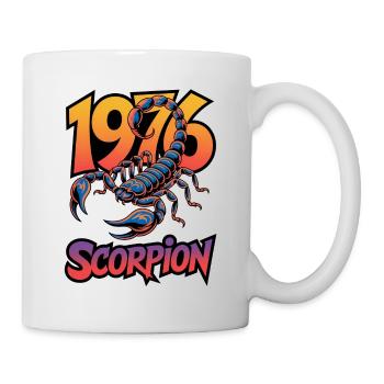 1976 Scorpion Retro Logo - Mug - white - Right