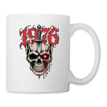 Skull with Dagger 1976 - Mug - white - Right