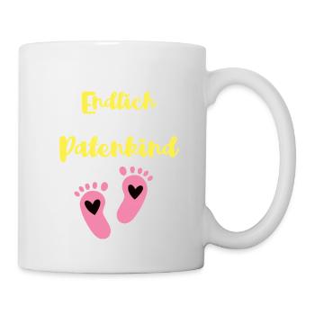Hooray Finally Godchild Girl Godmother Godchildren - Mug - white - Right