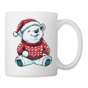 Polar Bear Christmas Xmas - Mug - white - Right