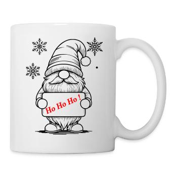 Weihnachtsgnom - Tasse - Weiß - Rechts