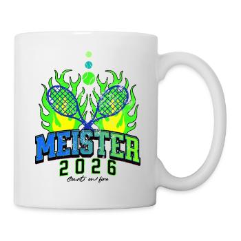 Meister Champion 2026 Meisterschaft Winterrunde - Tasse - Weiß - Rechts