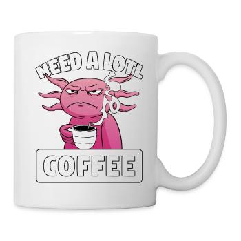 Need A Lotl Coffee Axolotl Kaffee - Mug - white - Right