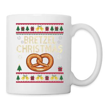 Cadeau drôle de boulanger de Noël Bretzel - Mug blanc - blanc - Droite