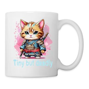 Japanese Kawaii Ninja Cat - Mug - white - Right