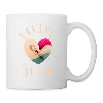 Baking Queen - Heart! - Mug - white - Right