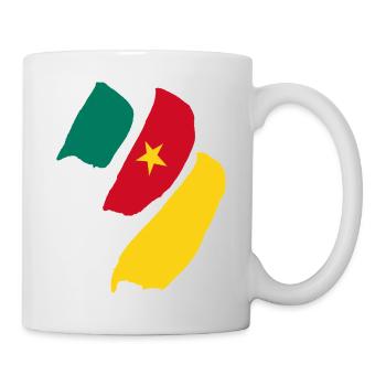 Drapeau du Cameroun - Mug blanc - blanc - Droite