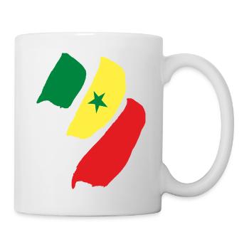 Senegal flag - Mug - white - Right