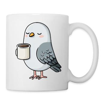 Bibper de café Pigeon Cosy - Mug blanc - blanc - Droite