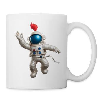 KOSMONAUTENRITTER – Baby & Kinder - Tasse - Weiß - Rechts
