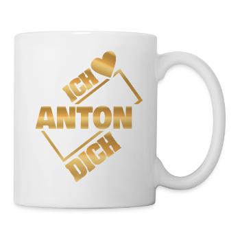 Anton als Couple - Tasse - Weiß - Rechts