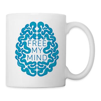 FREE MY MIND #2 - let's talk - Mug - white - Right