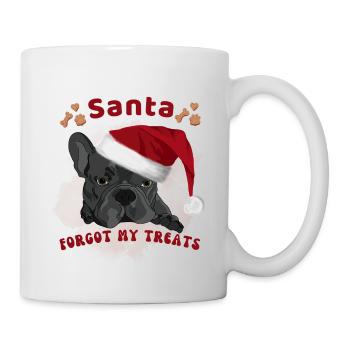 Le Père Noël a oublié mes friandises – Noël Frenchie - Mug blanc - blanc - Droite