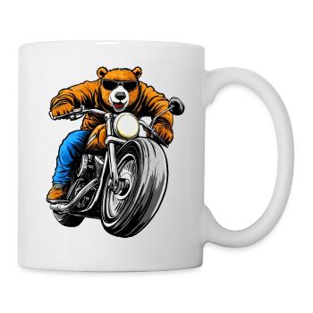 Moto des Bears - Mug blanc - blanc - Droite