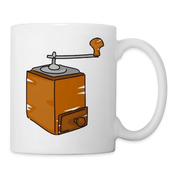 Coffee grinder - Mug - white - Right