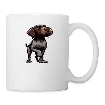 Talk to the Paw German Wirehaired Wire Holder - Mug - white - Right
