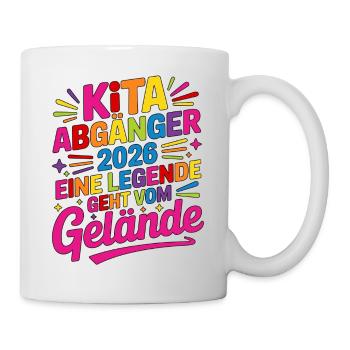 Daycare Graduates 2026: A Legend Leaves the Site - Mug - white - Right