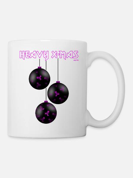 LOURD NOËL DE NOËL, ROSE - Mug blanc - blanc