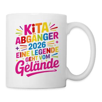 Daycare Graduates 2026: A Legend Leaves the Site - Mug - white - Right
