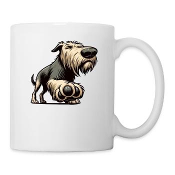 Talk to the Paw Irish Wolfhound Wolfhound Owner - Mug - white - Right