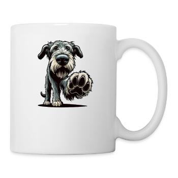 Talk to the Paw Irish Wolfhound Wolfhound Owner - Mug - white - Right
