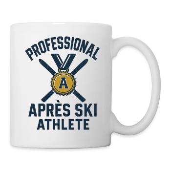 Professional Après Ski Athlete Winter Sports - Mug - white - Right