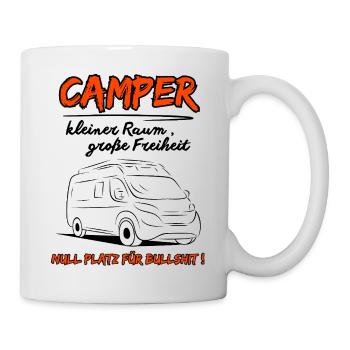 Camping Van Motorhome Saying - Mug - white - Right
