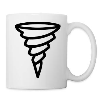 Tornado - Tasse - Weiß - Rechts