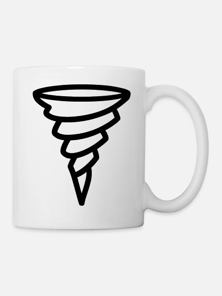 tornade - Mug blanc - blanc