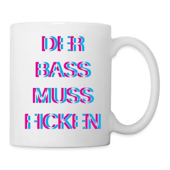 Hardtekk Tekk - Tasse - Weiß - Rechts