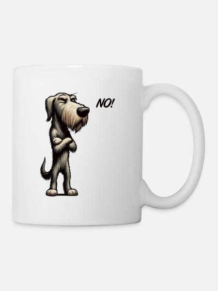 No Irischer Wolfshund Wolfshundbesitzer Wolfshunde - Tasse - Weiß