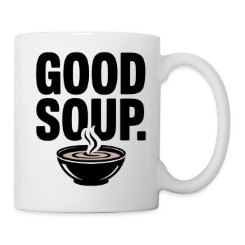 Diction du bon mème de soupe pour les amateurs de gastronomie - Mug blanc - blanc - Droite