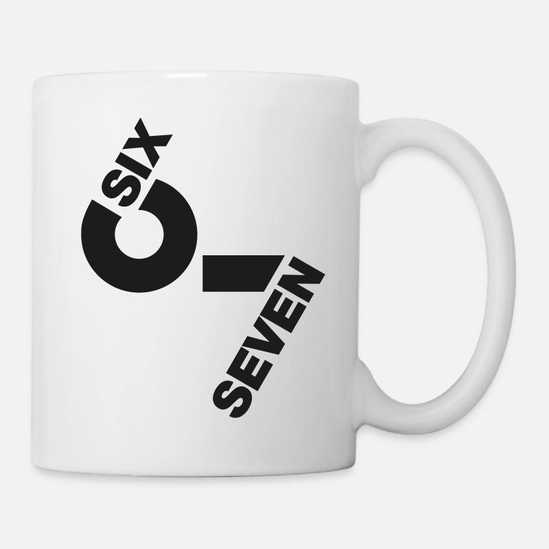 SixSeven 67 - Tasse - Weiß