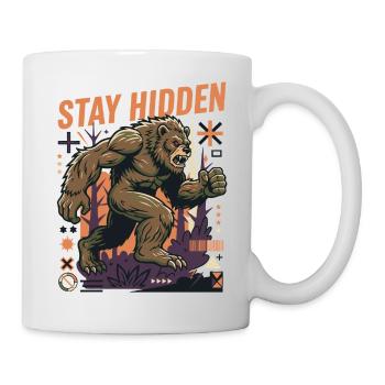 Bleib Versteckt Gorillawald - Tasse - Weiß - Rechts